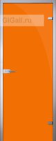 Стеклянная межкомнатная дверь Triplex Orange (полотно) - Стеклянная межкомнатная дверь Triplex Orange