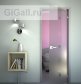 Стеклянная межкомнатная дверь Florid Кристина с гравировкой и фьюзингом  (полотно)