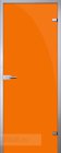 Стеклянная межкомнатная дверь Emalit Orange (полотно)