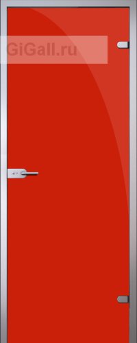 Стеклянная межкомнатная дверь Triplex Red  (полотно)