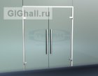 TI-804-2 Комплект AL дверной коробки в цельностеклянный проем 