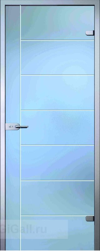 Стеклянная межкомнатная дверь Classic Ксения с гравировкой (полотно)